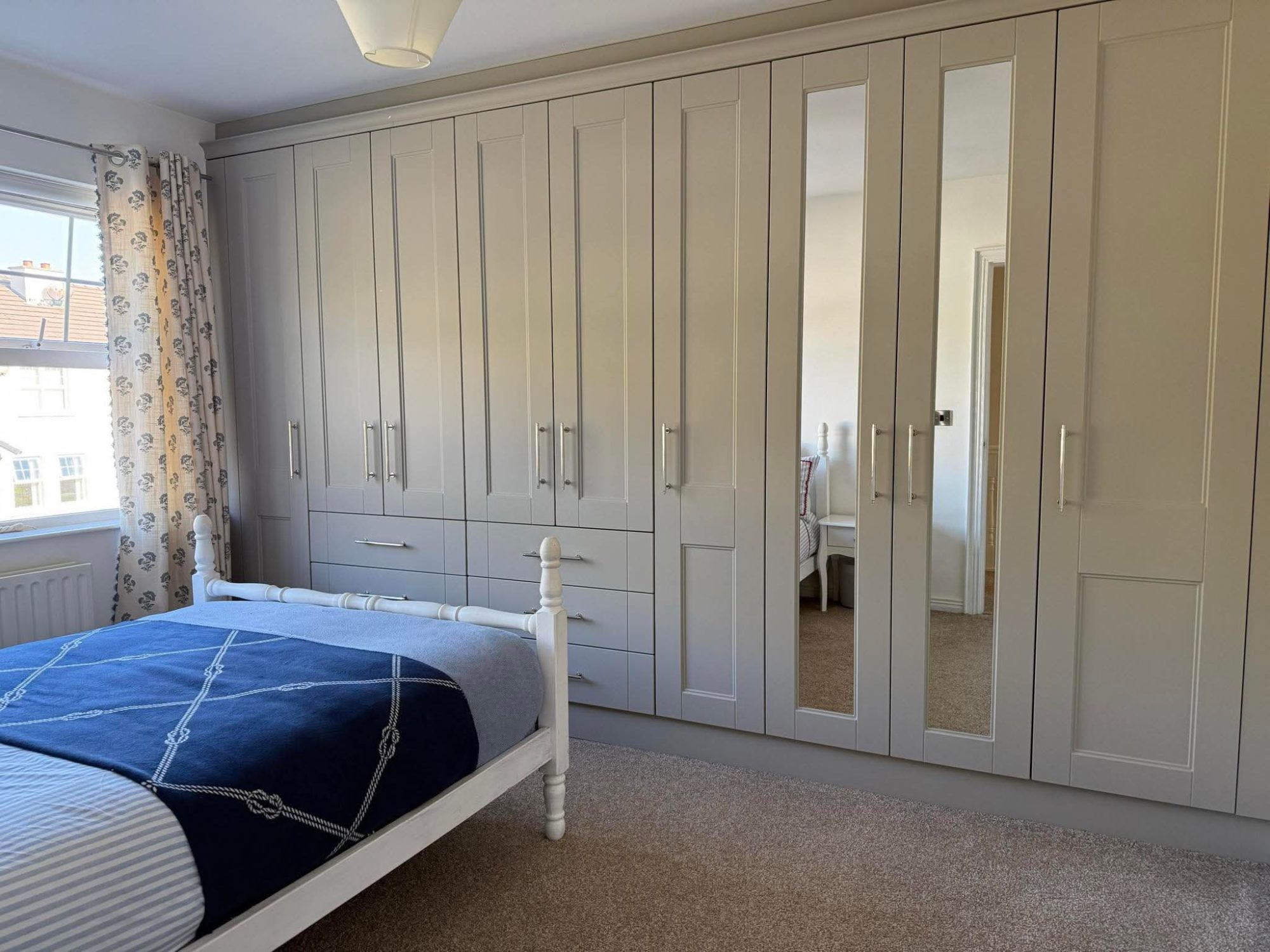 Bespoke fitted wardrobe installation in Ballymena