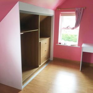 fitted wardrobe installation in Ballymena
