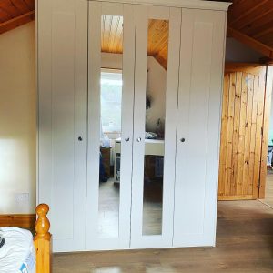 fitted wardrobe installation in Ballymena