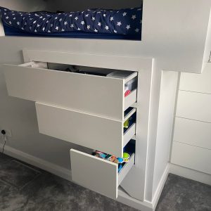 Custom wardrobe installation in Ballymena